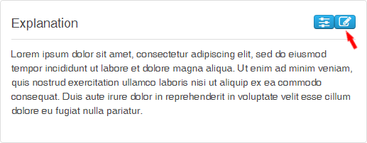 The Location of the Toggle Annotations Button in the Explanation Section on the Results Page